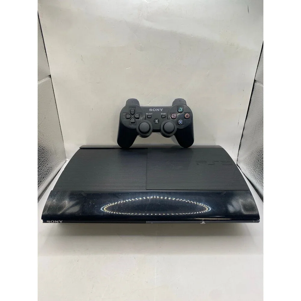 Sony PlayStation 3 PS3 Super Slim CECH-4201C TESTED authentic 500GB